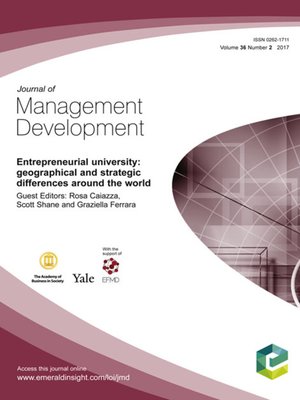 cover image of Journal of Management Development, Volume 36, Issue 2